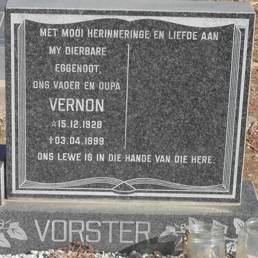 VORSTER Vernon 1928-1999