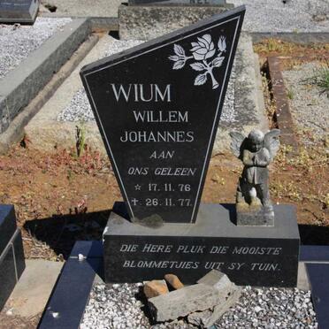 WIUM Willem Johannes 1976-1977