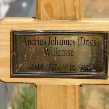 WILLEMSE Andries Johannes 1937-1999