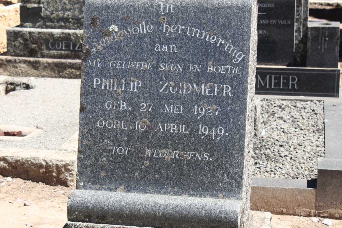 ZUIDMEER Phillip 1927-1949