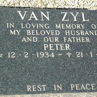 ZYL Peter, van 1934-1989