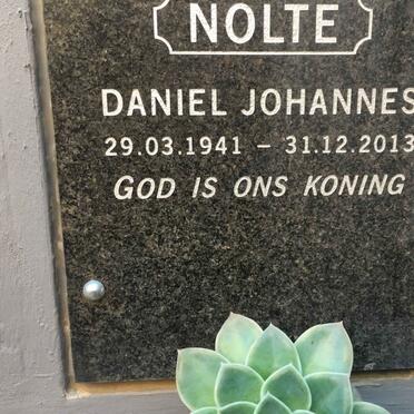 NOLTE Daniel Johannes 1941-2013
