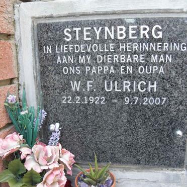 STEYNBERG W.F. Ulrich 1922-2007