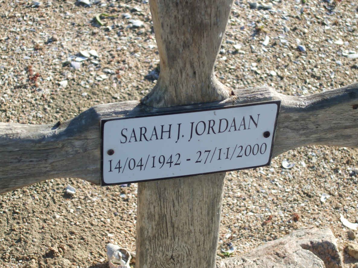 JORDAAN Sarah J. 1942-2000