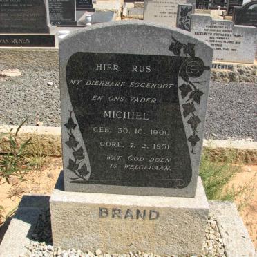 BRAND Michiel 1900-1951