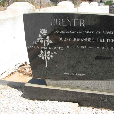 DREYER Oloff Johannes Truter 1912-1975