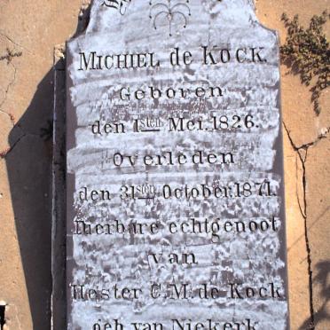 KOCK Michiel, de 1826-1871