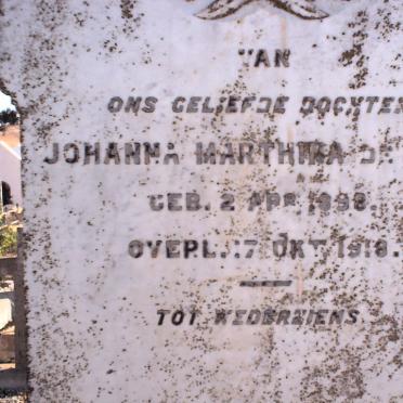 KOCK Johanna Marthina, de 1898-1918 