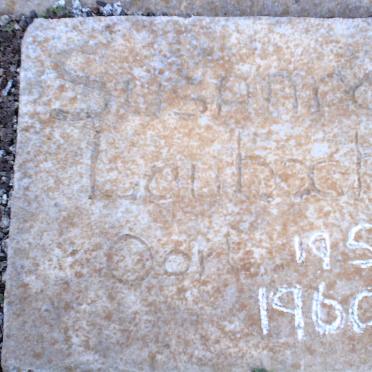 LAUBSCHER Susanna -1960