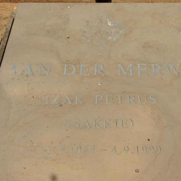 MERWE Izak Petrus, van der 1967-1999