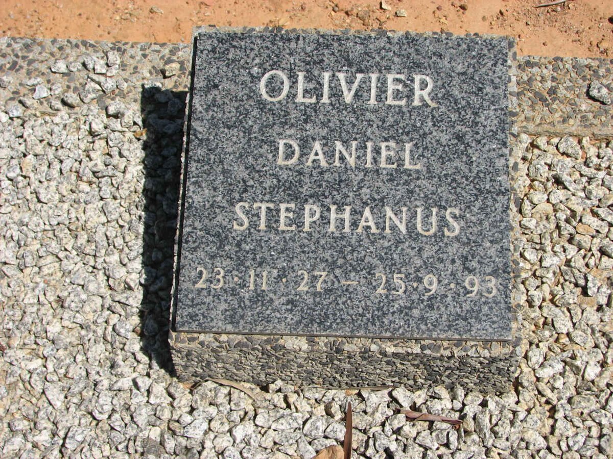 OLIVIER Daniel Stephanus 1927-1993