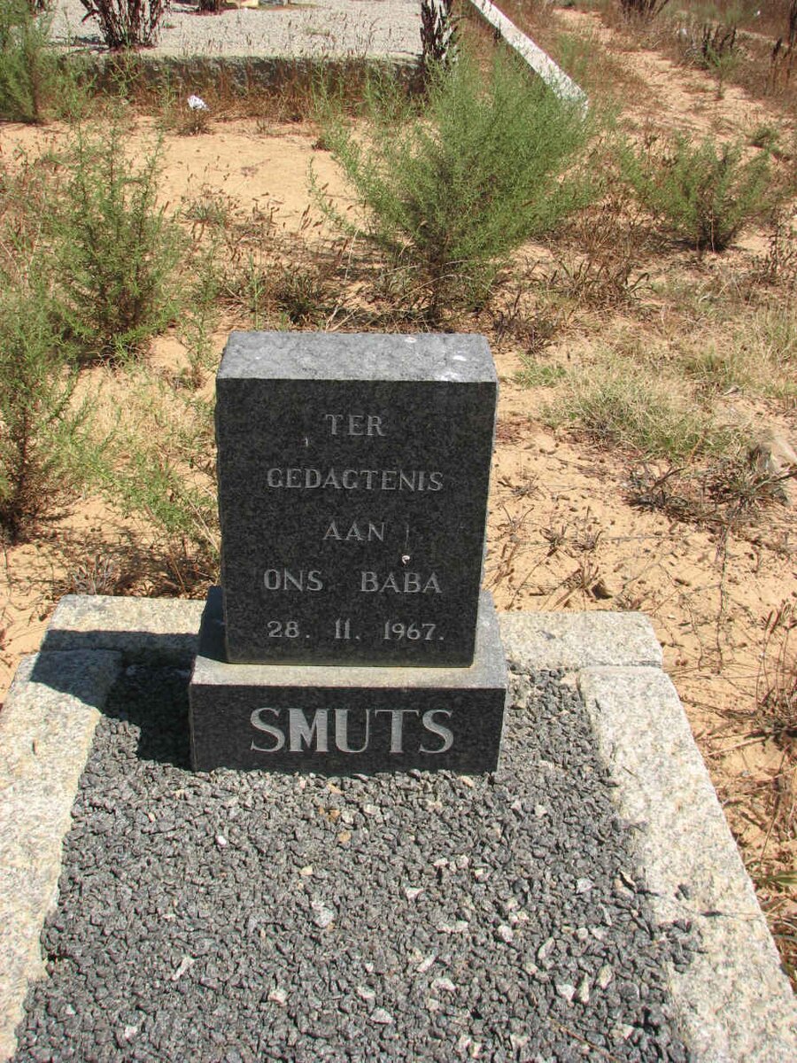 SMUTS Baba 1967-1967
