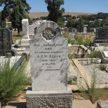 STEYN A.F.W. 1877-1932