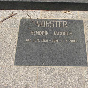 VORSTER Jan Albert 1896-1990 &amp; Helena Elizabeth RETIEF 1908-1990 :: VORSTER Hendrik Jacobus 1928-2000 