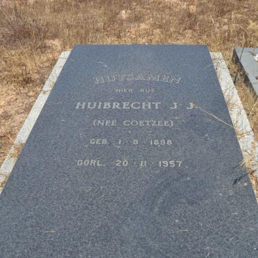 HUYSAMEN Huibrecht J.J. nee COETZEE 1898-1957