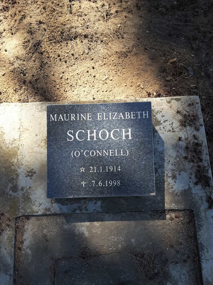SCHOCH Maurine Elizabeth nee O'CONNELL 1914-1998