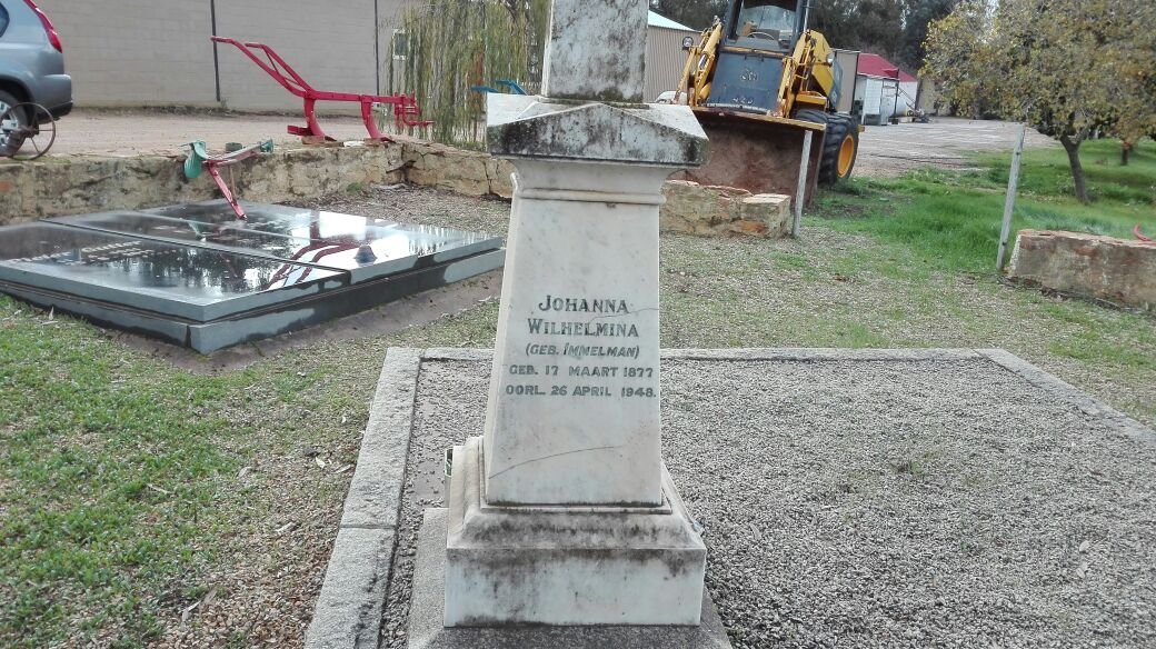 ? Johanna Wilhelmina nee IMMELMAN 1877-1948