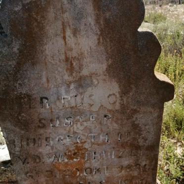 WESTHUIZEN Huibrecth M., van der 1881-