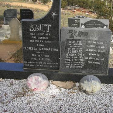 SMIT Coenraad Hendrik 1902-1959 &amp; Anna Floressa Margaretha VAN ZYL 1913-1990