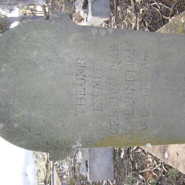 SMIT Theunis E. 1942-1943