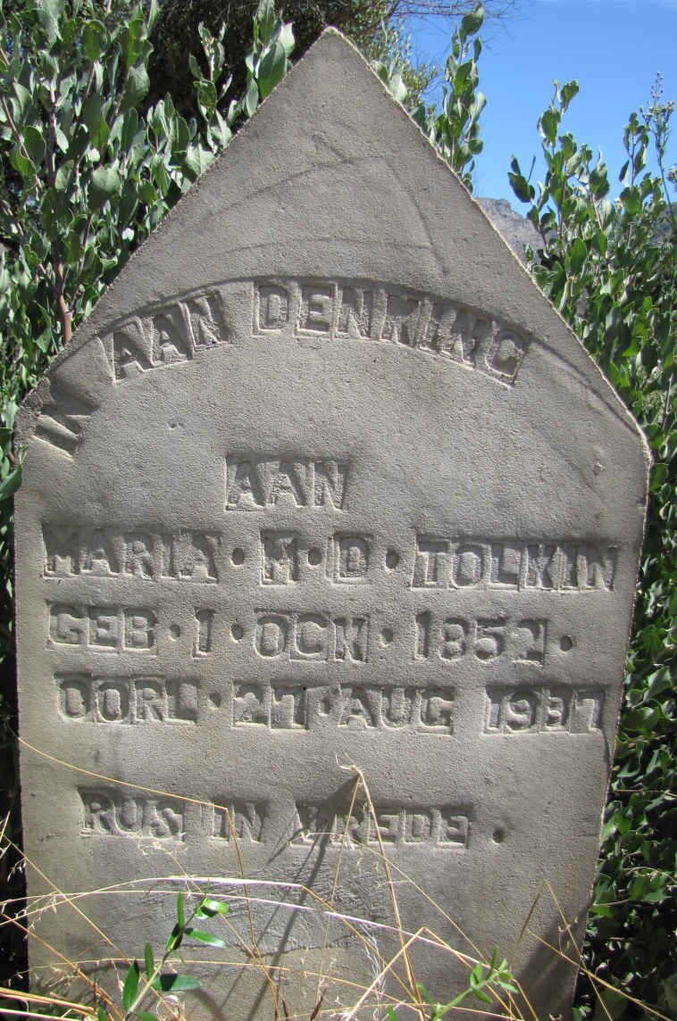 TOLKIN Maria M.D. 1852-1937