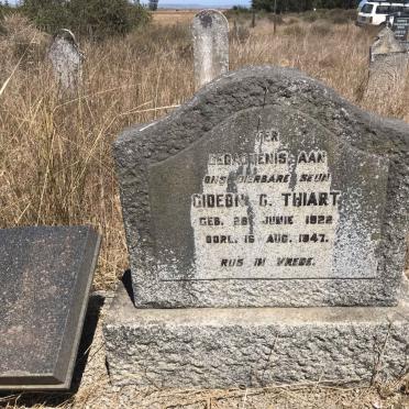 THIART Gideon G. 1922-1947