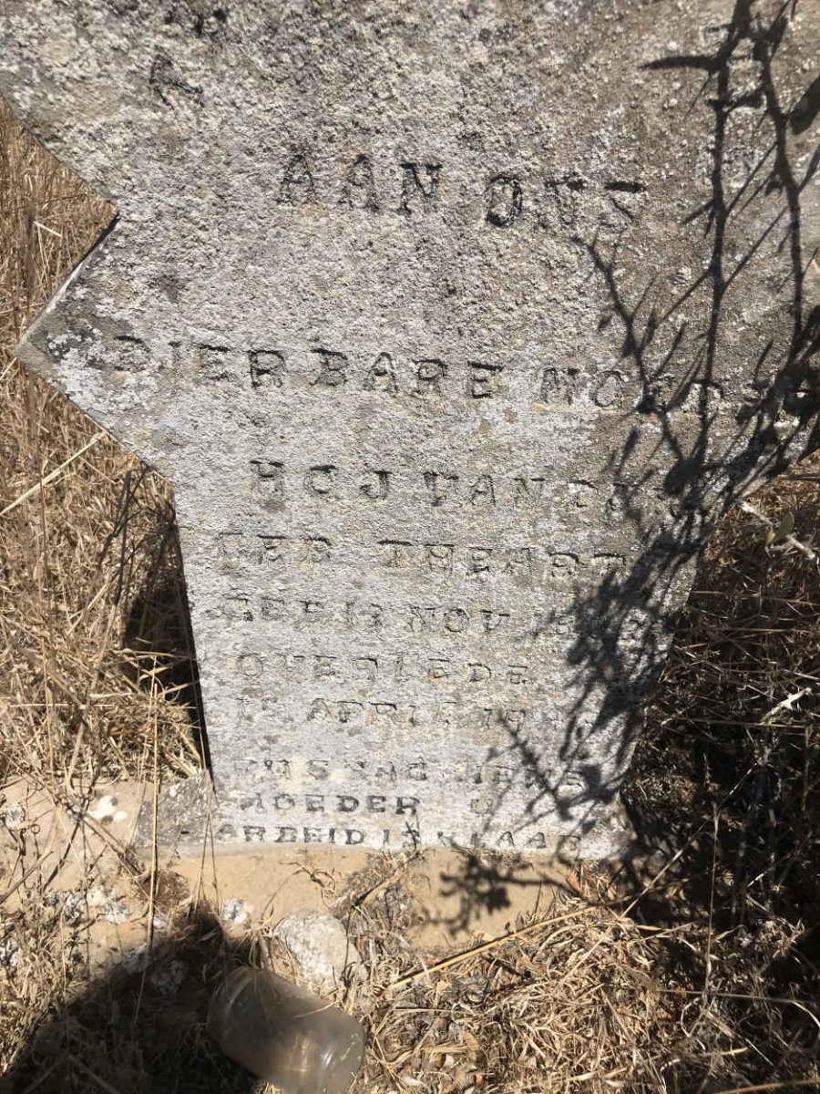 DYK H.C.J., van nee THEART 18?2-19??