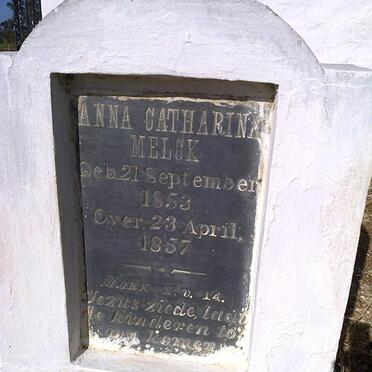 MELCK Anna Catharina 1853-1857