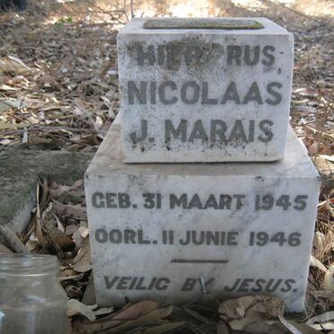 MARAIS Nicolaas J.  1945-1946