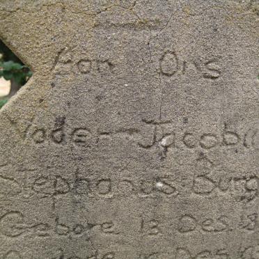 BURGER Jacobus Stephanus 1873-1936