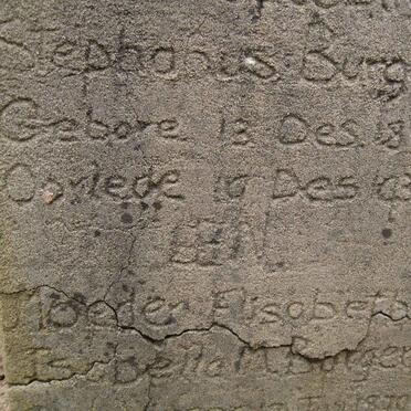 BURGER Jacobus Stephanus 1873-1936