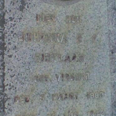EIGELAAR Johanna B.E. nee VISSER 1880-1942