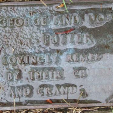 FUTTER George &amp; Doreen