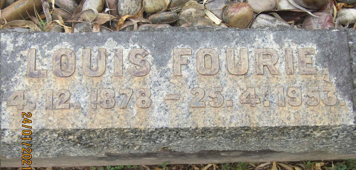 FOURIE Louis 1878-1953