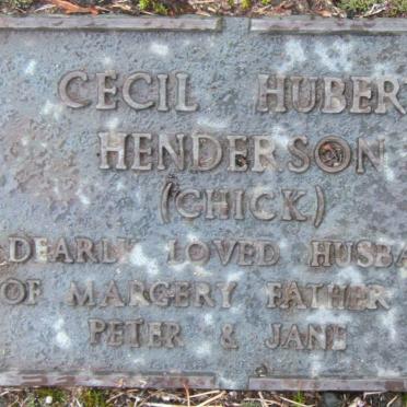 HENDERSON Cecil Hubert