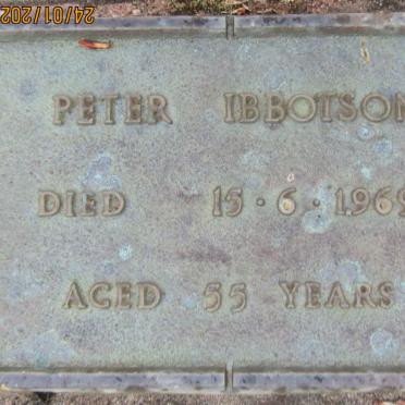 IBBOTSON Peter -1969