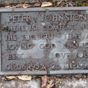 JOHNSTON Peter 1955-1990