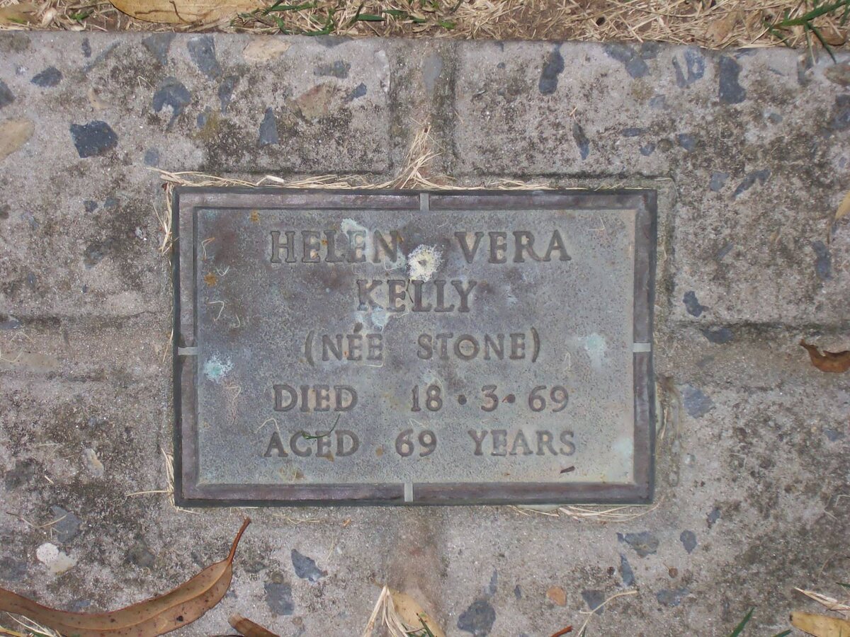 KELLY Helen Vera nee STONE -1969
