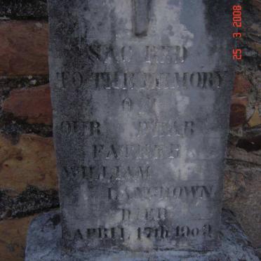 LANGDOWN William -1909