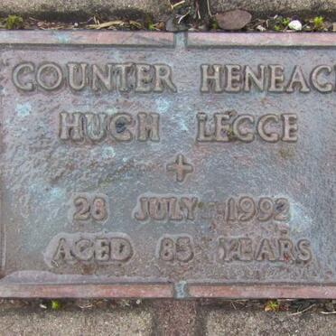LEGGE Heneage Hugh -1992