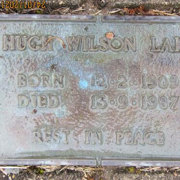 LAKE Hugh Wilson 1909-1987