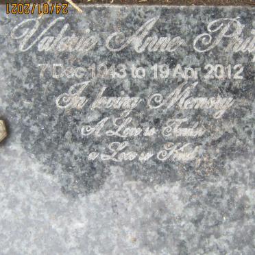 PHILIPS Valerie Anne 1943-2012