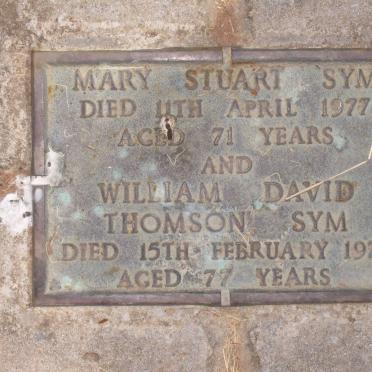 SYM William David Thompson -1979 &amp; Mary Stuart -1977