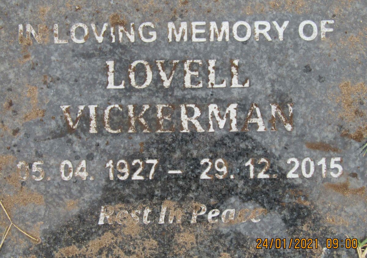 VICKERMAN Lovell 1927-2015