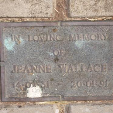 WALLACE Jeanne 1931-1991