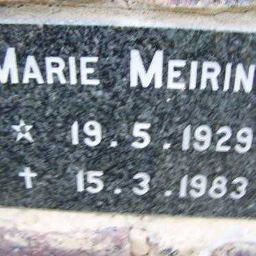 MEIRING Marie 1929-1983