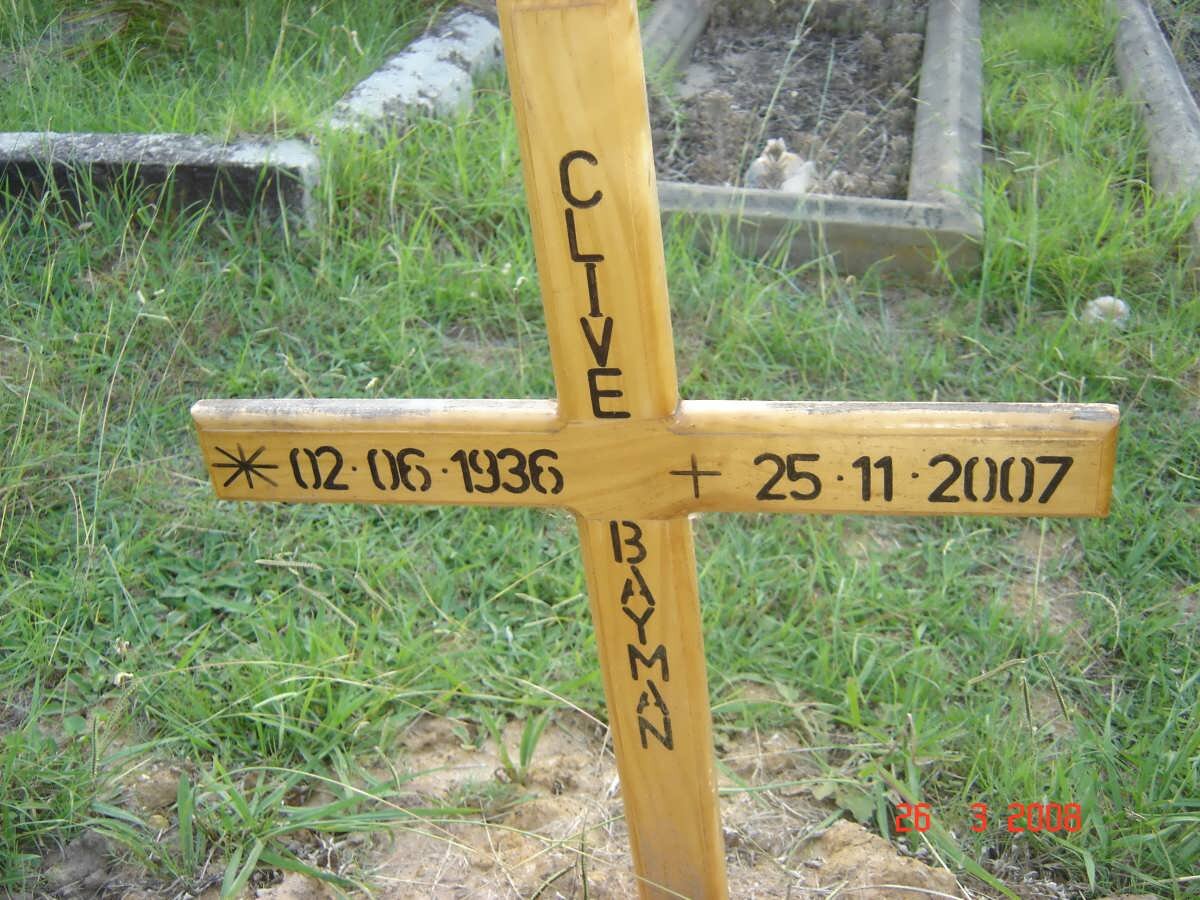 BAYMAN Clive 1936-2007