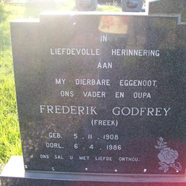 BARNARD Frederik Godfrey 1908-1986 &amp; Martha Jacoba VAN ROOYEN 1910-1989