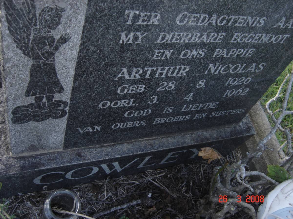 COWLEY Arthur Nicholas 1920-1962