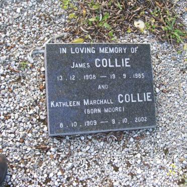 COLLIE James 1908-1985 &amp; Kathleen Marchall  MOORE 1909-2002